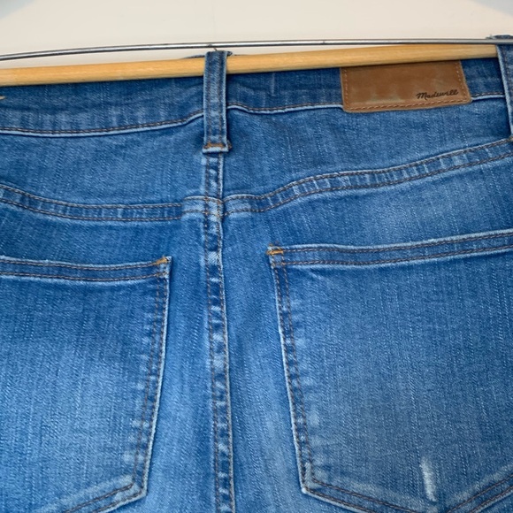Madewell Cali Demi Boot Button Fly Distressed Jeans Size 26 - Picture 8 of 13